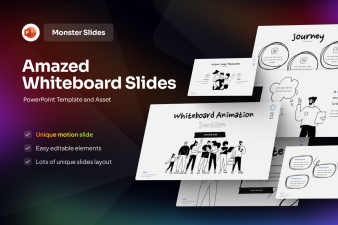 Monster Slides Amazed Whiteboard Slides